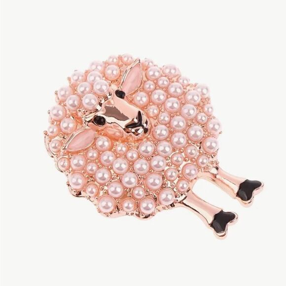 💞 NEW sparkling sheep brooch with lovely pearl embellishments 💞 - Picture 8 of 9